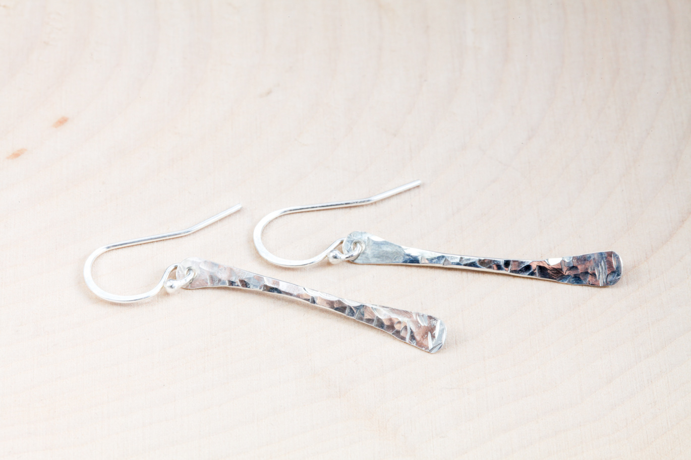 Modern Garnet Earrings - Sterling Silver and Garnet Dangle Earrings on –  Mark Poulin Jewelry