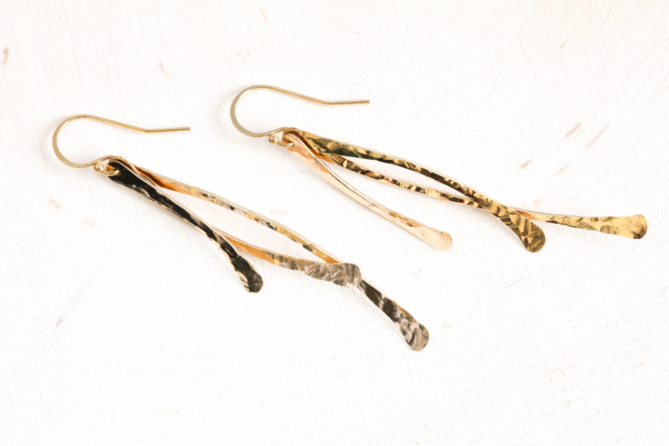 Sterling Silver & 18Kt Drop Earrings – Lasker Jewelers