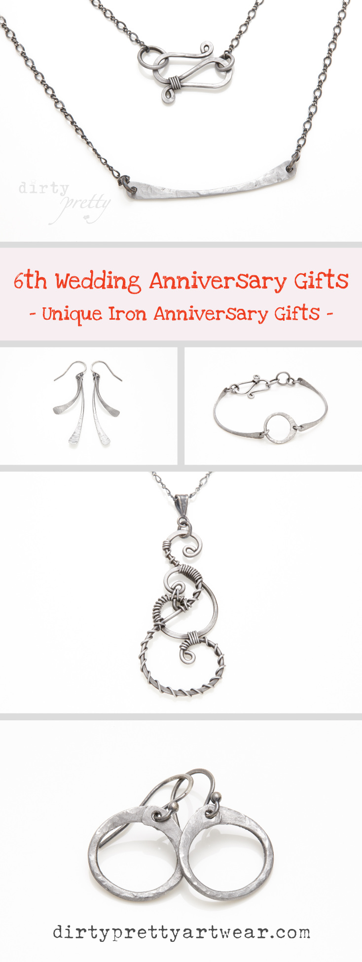 6th Wedding  Anniversary  Gifts Unique Iron  Anniversary  