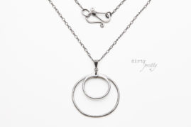 Unique Anniversary Gifts - 6 year anniversary gifts - Double Happiness Iron Necklace - dirtypretty artwear