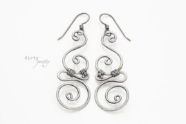 Unique Anniversary Gifts - 6 year anniversary gifts - Whimsy Iron Earrings - dirtypretty artwear1